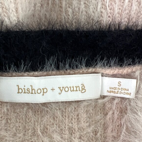 BISHOP & YOUNG The Etoile Short Sleeve Cardigan in Latte Sz S NWOT - Picture 4 of 6